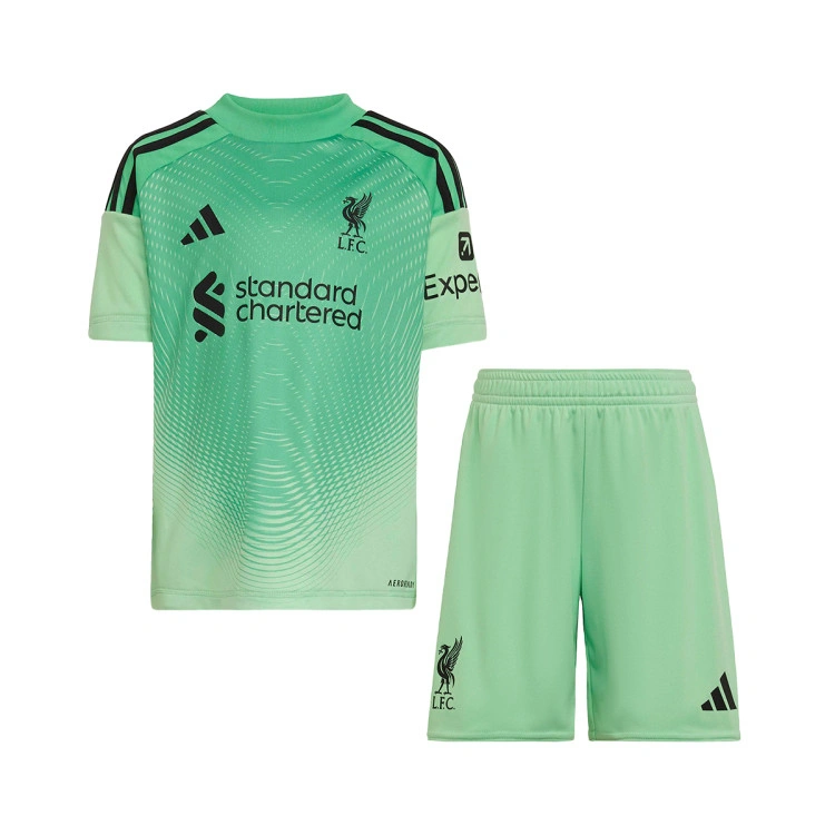 Conjunto adidas Liverpool Fc Primera Equipación Portero 2025-2026 Niño