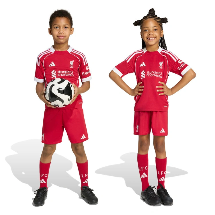 Conjunto adidas Liverpool Fc Primera Equipación 2025-2026 Niño