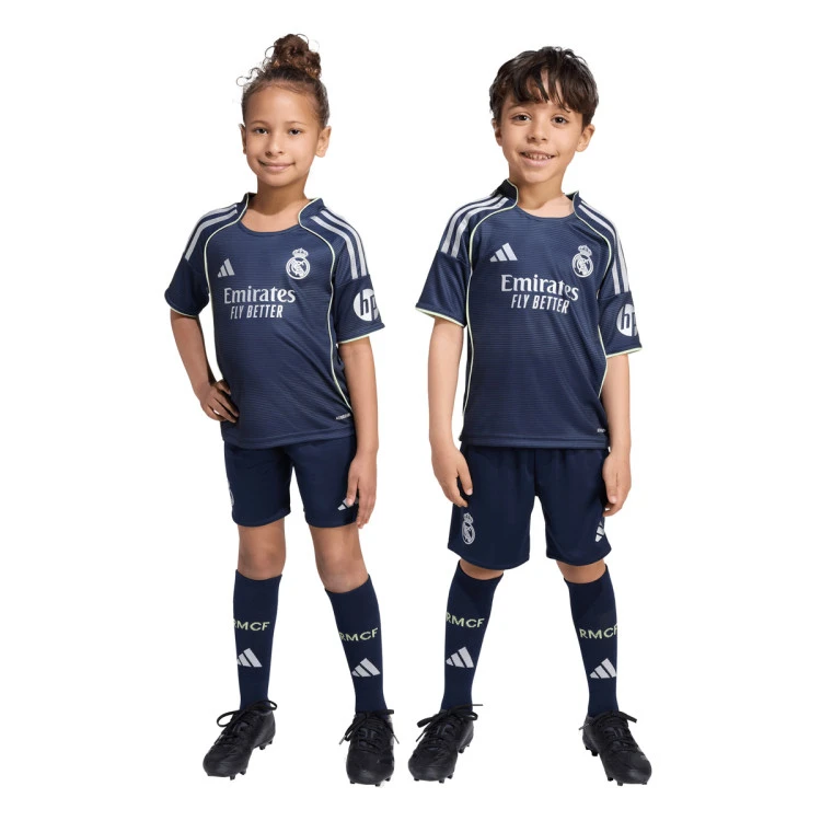 Conjunto adidas Real Madrid Segunda Equipación 2025-2026 Niño