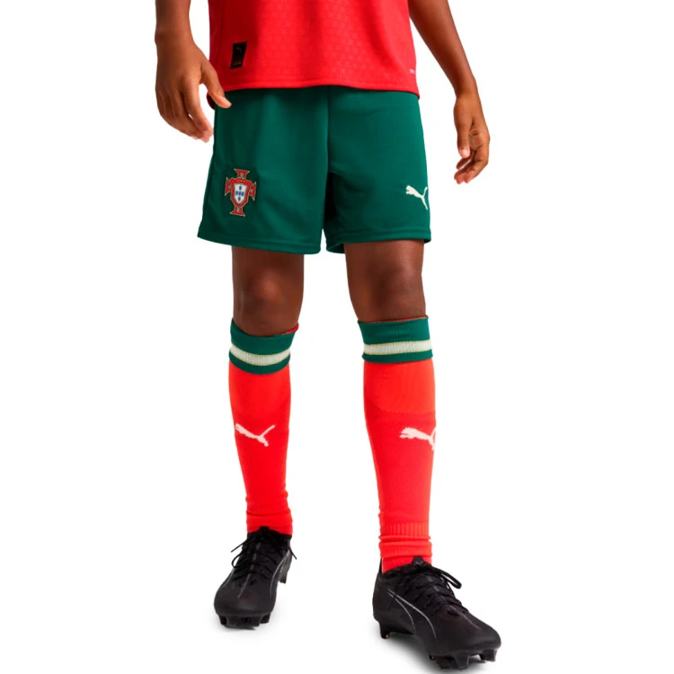 Pantalón corto Puma Portugal Primera Equipación 2024-2025 Niño